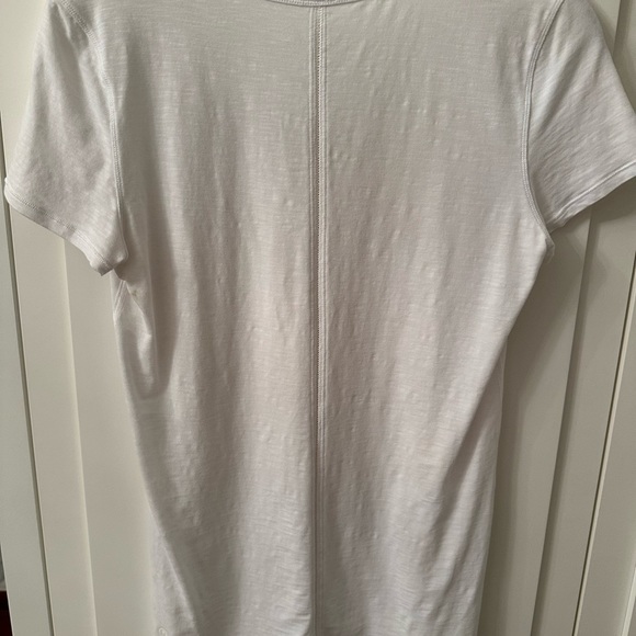 Lululemon white tee with detailing in back - Picture 2 of 2